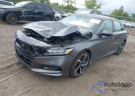 2018 Honda Accord Sport 2.0T из США, поврежденный, VIN 1HGCV2F3XJA006400